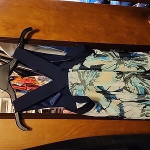 Blue/white Floral Criss/Cross Strap Sundress from NY & Co. / Size smmall. NWT